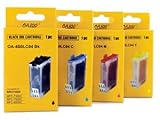 Compatible Brother LC04 Combo 4-Pack: 1 each blk, cy, mag, ylw: FULL SET