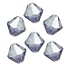 Swarovski Crystal Bicones 5301 4mm Tanzanite AB Beads (50)