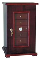 140 Cigars Cherry Wood Humidor 20 X 12 X 11.5