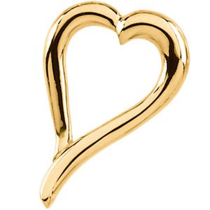 14K Yellow Gold Heart Shaped Pendant 14K Yellow Gold Heart Shaped Pendant