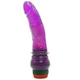 This 6.5 vibrator has a unique curved shape for deep penetration and G-spot stimulation