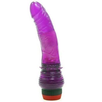 This 6.5 vibrator has a unique curved shape for deep penetration and G-spot stimulation
