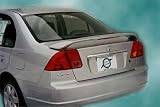 HONDA CIVIC 4DR FACTORY STYLE SPOILER 2001 2002 2003 2004 2005