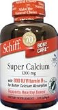 Schiff Super Calcium with Vitamin D, 1200mg 120 Softgels