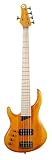 MTD Kingston The Artist Bass Guitar (5 String, Left Handed, Maple, Amber)