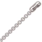 Schmuck-Pur Edelstahl Kugelkette Halskette 45cm / 60cm