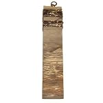 Petrified Wood Pendant 02 Wire Wrapped Crystal Fossil Brown Stone Long 5.5