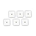 Exlight 0.5W/110V Led Smart Sensor Night Light-Automatic Creative gifts- for Bedroom Living Room, Bathroom, Hotel, Bar, Office Set of 6(White)