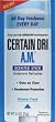 Certain Dri A.M. Underarm Refresher, Scented Stick, Shower Fresh, 2.6 oz.