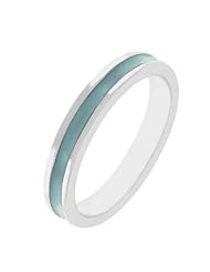 Aqua Enamel Eternity Ring