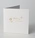 10 Gold Flowers Wedding Invite Cards