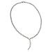 CZ Sterling Silver Leaf Necklace