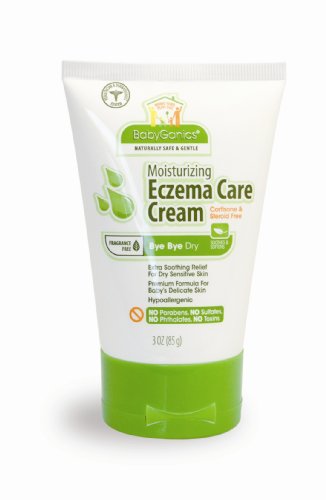 Babyganics Bye Bye Dry Moisturizing Eczema Care Cream, Fragrance, 3-Ounce (Pack of 2)