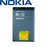 Nokia BL-5J Bateria Li-Ion, 1430 mAh, para Nokia Asha201 / Asha200 / 5228 / 5230 / 5235 Comes With Music / 5800 Navigation Edition / 5800 XpressMusic / C3 / N900 / X1-00 / X1-01 / X6 con "MyTouch" bolsa
