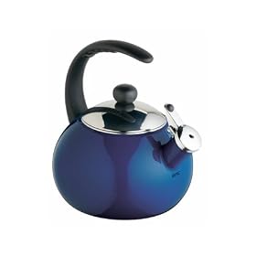 LeXpress Lunar 1.8 Litre 3.1 Pints Whistling Kettle- Cobalt Blue