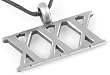 Triple X XXX Pewter Pendant Necklace