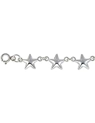 Sterling Silver Stars Charm Bracelet