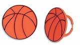 Basketball Cupcake Rings - 12ct