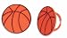 Basketball Cupcake Rings - 12ct
