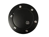 CSI C4098BL Black Powdercoat Locking Fuel Door