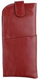 1642 Soft Nappa Leather - Slim Glasses Case with Tab Fastener (4309 17)