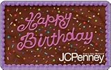 JC Penney Birthday Cake Gift Card