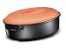 Berndes 696968 Terra Cotta Nonstick Roaster with Lid 15x9x4-in.