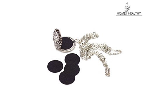 Aromatherapy essential oil diffuser necklace perfume lo…