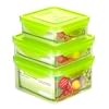 Kinetic Go Green Premium Series 39109 6-Piece Clear Green Sandwich Set, 16/20/43-Ounce