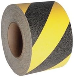 Roll, Non Slip, Black Yellow Stripe