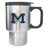 Michigan Wolverines Stainless Travel Mug