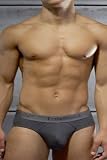 C-in2 Vice Versa Low No Show Brief w/ Sling Support for Men - Jetway Green