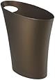 Umbra Skinny Polypropylene Waste Can, Bronze