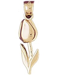 CleverEves 14k Gold Charm Flowers 1.2 - Gram(s)