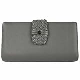 GRAY SUPER MULTI SECTIONED ORGANIZER WALLET