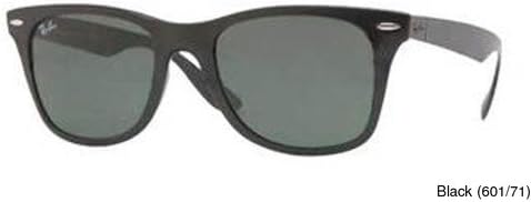 Ray-ban Liteforce Wayfarer Rb 4195 601/71 Black / Green Lens Rb4195