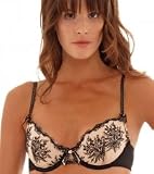 Felina Women's Bridgette Stretch Foam Contour Bra,Black,34DD