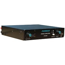 Furman SP-20AB 20 Watt Per Channel Power Amp, Balanced Input, Binding Post Speaker Output, 1/4 Headphone Output, XLR Output to HR-2 Headphone Remote