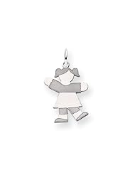 14k White Gold Kid Charm Cyber Monday Special