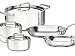 Tramontina 8 Piece Tri-ply Clad 18/10 Stainless Steel Cookware Set 80116/501