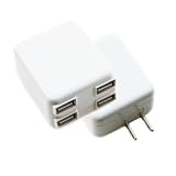 PPA Int'l 8232 USB機器4台チャージャー 2.1A （白） ■並行輸入品■