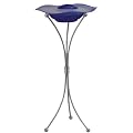 Nebelbrunnen Glas blau, mit LED-Farbwechsler