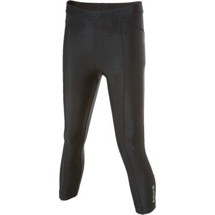 SKINS Womens Bio She Inspiration Capri Tights , Black/Black, FM