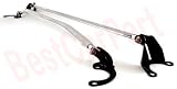 96 97 98 99 00 Honda Civic Strut Bar Combo Bars 2 Piece Combo (Front and Rear Strut Tower Bar)