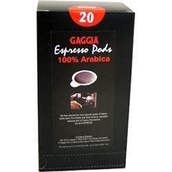 Gaggia 100% Arabica Coffee Pods - Carton of 20