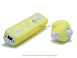 Nintendo Wii Remote Control Nunchuck Silicone Skin - Yellow