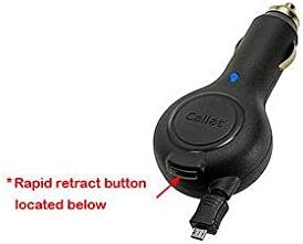 Blackberry Curve 9315 Car RV DC Charger Adapter Built In Retractable Cord And Electronic Power Controller