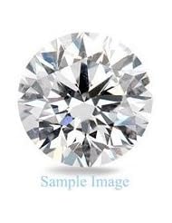 0.76ct Round Brilliant Loose Pre-Certified Diamond F Color I1 Clarity