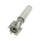 uxcell Tスロットカッター 　グレーHSS製　フライス鋼アルミ　コッパー　エンドミリツール　8フルート　5 x 5