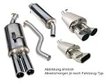 Produkt-Bild: FK Sport-Auspuffanlage - 2x 90mm rund - fit for Opel Corsa B Bj. 1993-2000 Single-Auspuff 2x 90mm rund